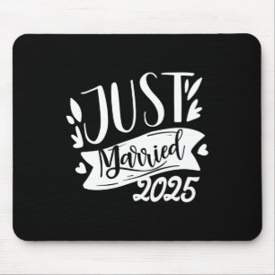 Alfombrilla De Ratón Recién Casados Divertidos 2025 Novia y Novio Lindo