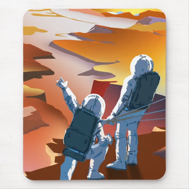 Alfombrilla De Ratón Reclutamiento querido "topógrafos" de Marte del (Frente)