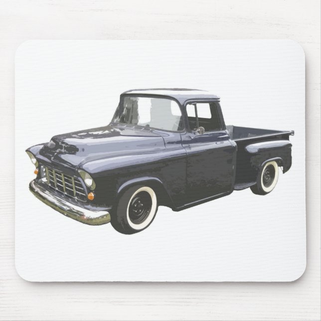 Alfombrilla De Ratón Recogida 1956 de Chevrolet del negro (Frente)