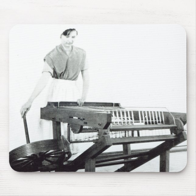 Alfombrilla De Ratón Reconstrucción de Jenny giro de Hargreaves de ' (Frente)