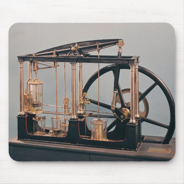 Alfombrilla De Ratón Reconstrucción del motor del vapor de James Watt (Frente)