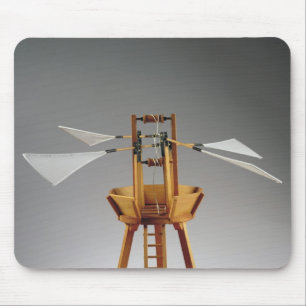 Alfombrilla De Ratón Reconstrucción modelo del diseño de da Vinci