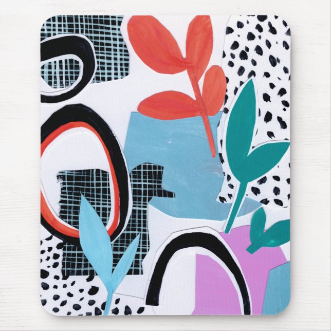 Alfombrilla De Ratón Recorrido de campo abstracto (Frente)