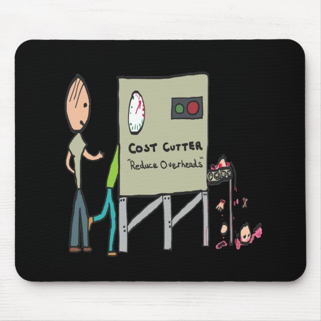 Alfombrilla De Ratón Recorte de costos (Frente)
