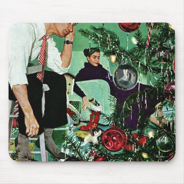 Alfombrilla De Ratón Recorte del árbol (Frente)