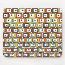 Rectángulos retro con estallidos estelares