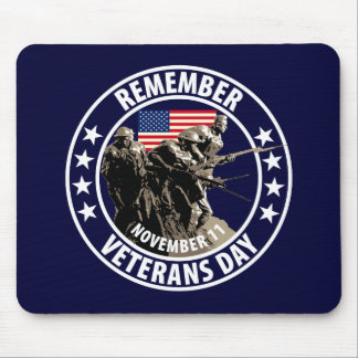 Alfombrilla De Ratón Recuerde el día de veteranos