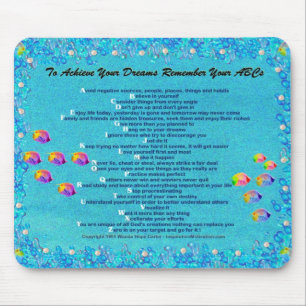 Alfombrilla De Ratón "… Recuerde escena subacuática Mousepad de su