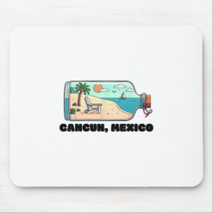 Alfombrilla De Ratón Recuerdo de Cancún México Familia Combinación Vaca