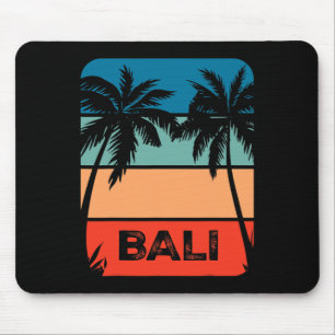 Alfombrilla De Ratón Recuerdo de la puesta del sol de surf vintage de I