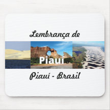 Alfombrilla de ratón recuerdo de Piauí - Brasil