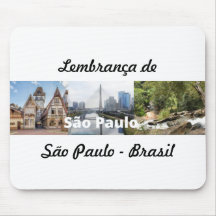 Alfombrilla de ratón recuerdo de São Paulo Brasil