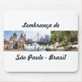 Alfombrilla de ratón recuerdo de São Paulo Brasil