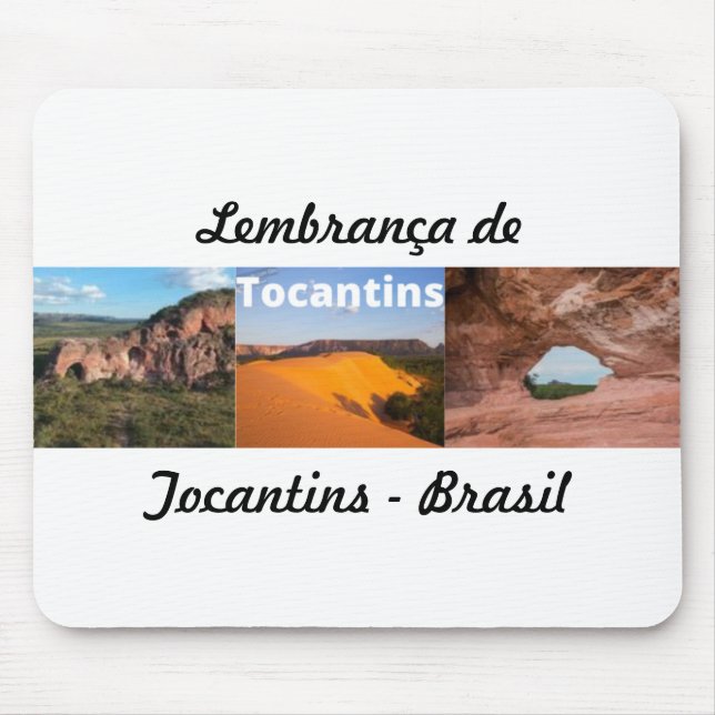 Alfombrilla de ratón recuerdo de Tocantins Brasil (Frente)