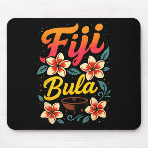 Alfombrilla De Ratón Recuerdo de vacaciones en isla tropical de Fiji Bu