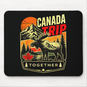 Alfombrilla De Ratón recuerdo de viaje a Canadá alce montaña vacaciones