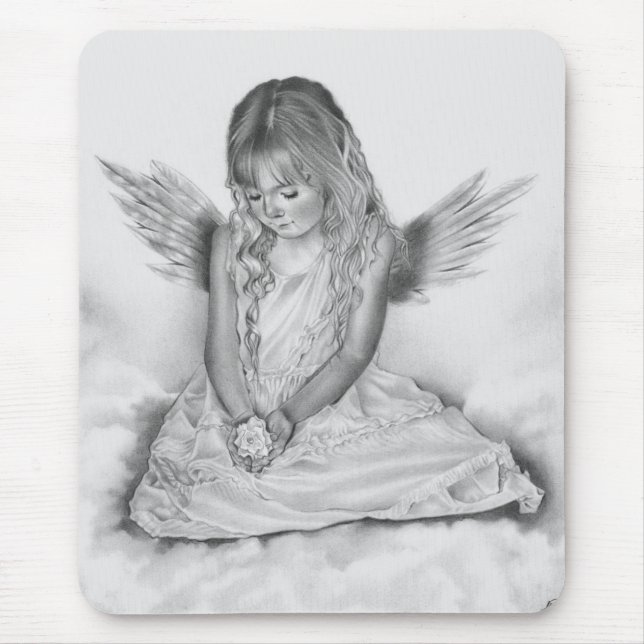 Alfombrilla De Ratón Recuerdo del pequeño Angel Mousepad (Frente)