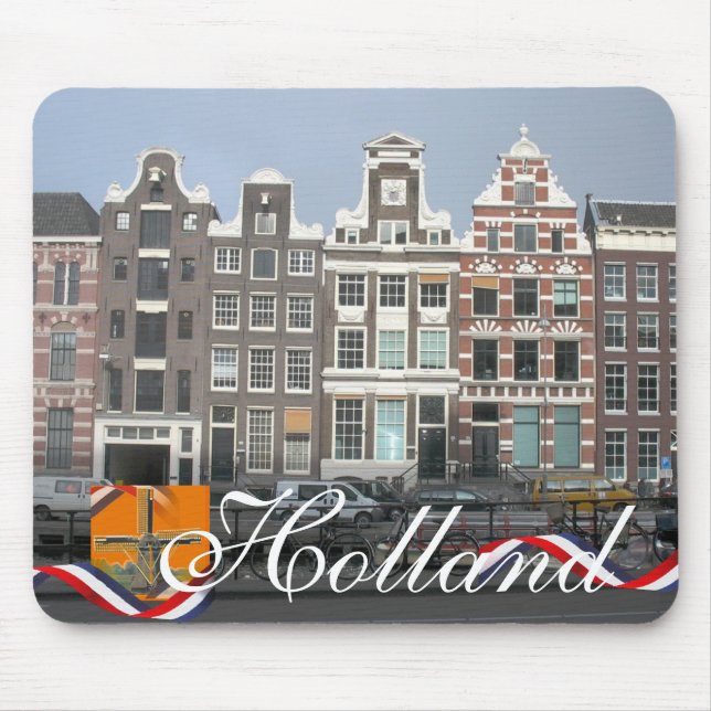 Alfombrilla De Ratón Recuerdo holandés Mousepad del texto de Holanda de (Frente)