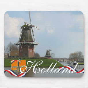 Alfombrilla De Ratón Recuerdo holandés Mousepad del texto de Holanda de