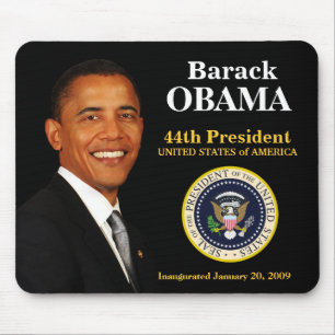 Alfombrilla De Ratón Recuerdo Mousepad de la inauguración de Obama