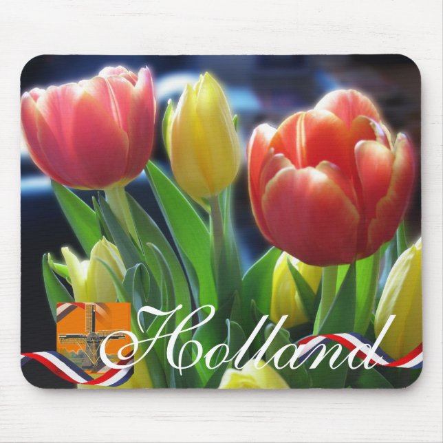 Alfombrilla De Ratón Recuerdo Mousepad de los tulipanes de Holanda (Frente)