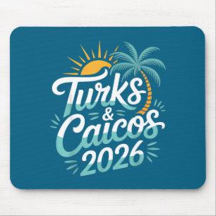 Alfombrilla De Ratón Recuerdos de Islas Turcas y Caicos 2026 Arte Gráfi