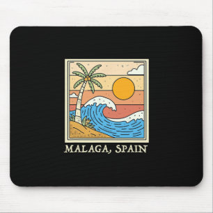 Alfombrilla De Ratón Recuerdos de Málaga España Viaje Vacaciones Hombre
