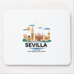 Alfombrilla De Ratón Recuerdos de Sevilla España Desde Sevilla España S