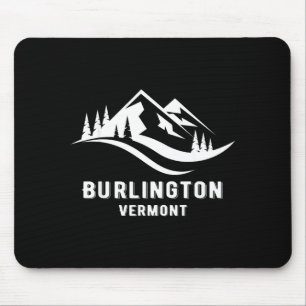 Alfombrilla De Ratón Recuerdos de souvenir de las montañas de Burlingto