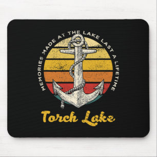 Alfombrilla De Ratón Recuerdos en Torch Lake Duran Toda una Vida de Cam