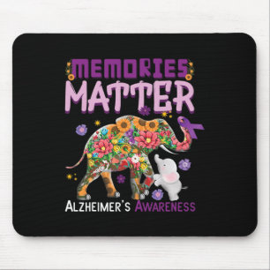 Alfombrilla De Ratón Recuerdos importan Elephant Alzheimer Alzheimers A