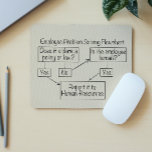 Alfombrilla De Ratón Recursos humanos del diagrama de flujo de solución<br><div class="desc">Este diseño fue creado a través del arte digital. Se puede personalizar haciendo clic en el botón personalizar y cambiando el color, agregando un nombre, iniciales o tus palabras favoritas. Contáctame en colorflowcreations@gmail.com si quieres tener este diseño en otro producto. Compra mi pintura de acrílico abstracta original a la venta...</div>