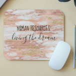 Alfombrilla De Ratón Recursos humanos viviendo el humor de trabajo de s<br><div class="desc">Este diseño se creó a través del arte digital. Puede ser personalizado en el área de proporcionar o personalizar eligiendo la opción de pulsar para personalizar y cambiando el nombre, las iniciales o las palabras. También puede cambiar el color y estilo del texto o eliminar el texto para un diseño...</div>