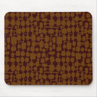 Alfombrilla De Ratón Red abstracta - Brown on Dark Brown 330000