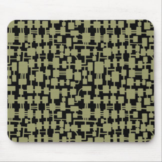 Alfombrilla De Ratón Red abstracta - Khaki en negro