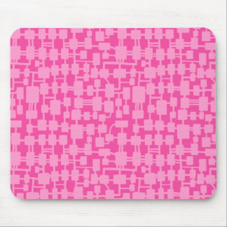 Alfombrilla De Ratón Red abstracta - Pink on Pale Crinson F749A1