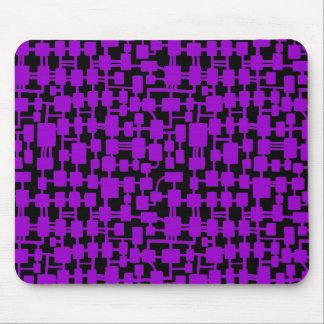 Alfombrilla De Ratón Red abstracta - Purple on Black