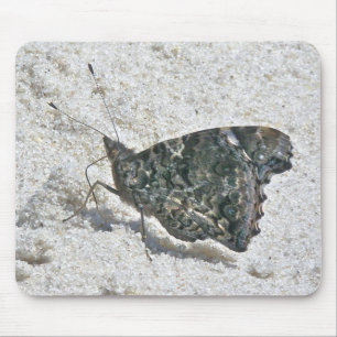 Alfombrilla De Ratón Red Admiral Butterfly on Beach Coordinating Items