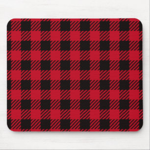 Alfombrilla De Ratón Red Buffalo Plaid