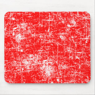 Alfombrilla De Ratón Red Distressed Look
