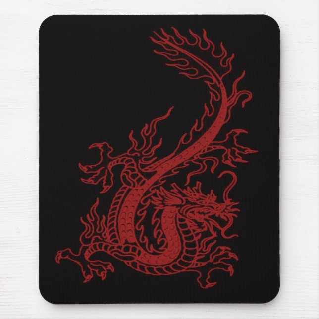 Alfombrilla De Ratón Red Dragon Glaurung Mouse Pad (Frente)