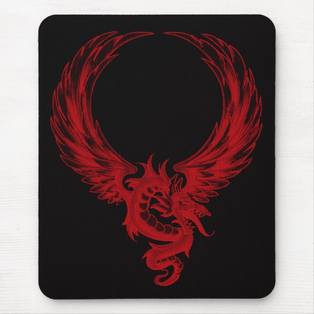 Alfombrilla De Ratón Red Dragon Ryuu Mouse Pad (Frente)