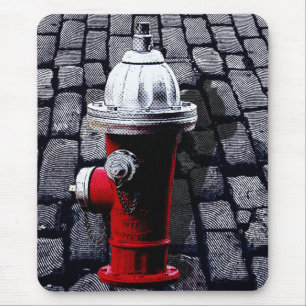 Alfombrilla De Ratón Red Fire Hydrant New York