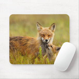 Alfombrilla De Ratón Red Fox Kit busca a mamá
