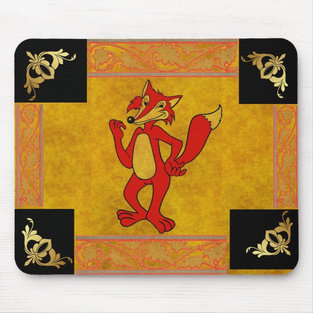 Alfombrilla De Ratón Red Fox Mouse Pad (Frente)