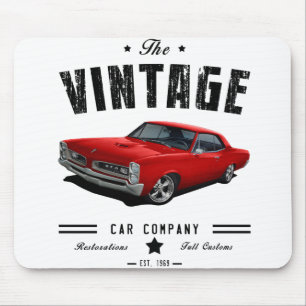 Alfombrilla De Ratón Red GTO, empresa de automóviles de época