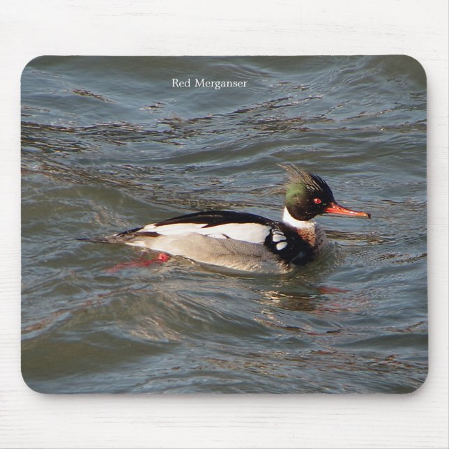 Alfombrilla De Ratón Red Merganser Mousepad (Frente)