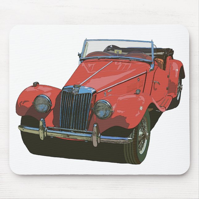 Alfombrilla De Ratón Red MG TF (Frente)