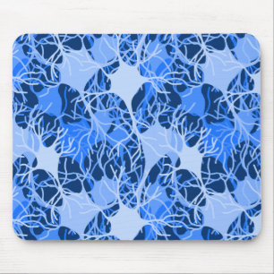 Alfombrilla De Ratón Red Neuronal Neuronas Azules