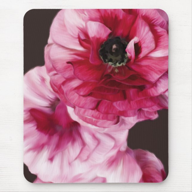 Alfombrilla De Ratón Red Ranunculus (Frente)